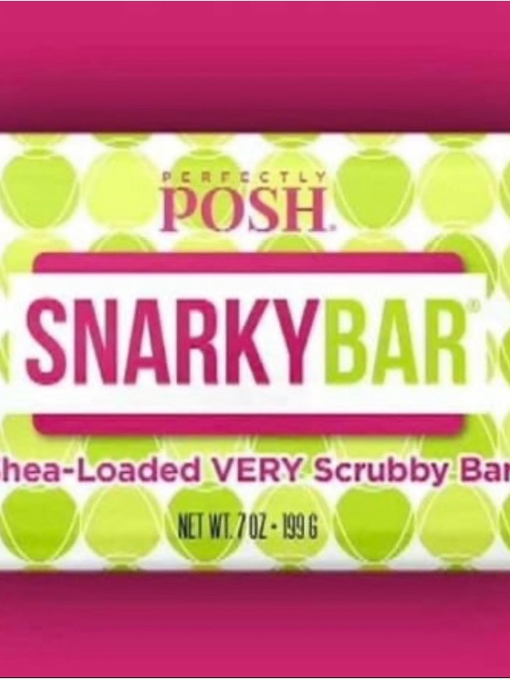 Perfectly Posh Snarky Bar Scrubby Soap